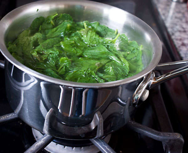 them to blanch until just wilted, about 30 seconds. This blanching ...