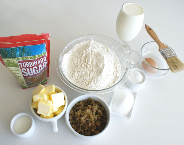 raisin-scones-ingredients